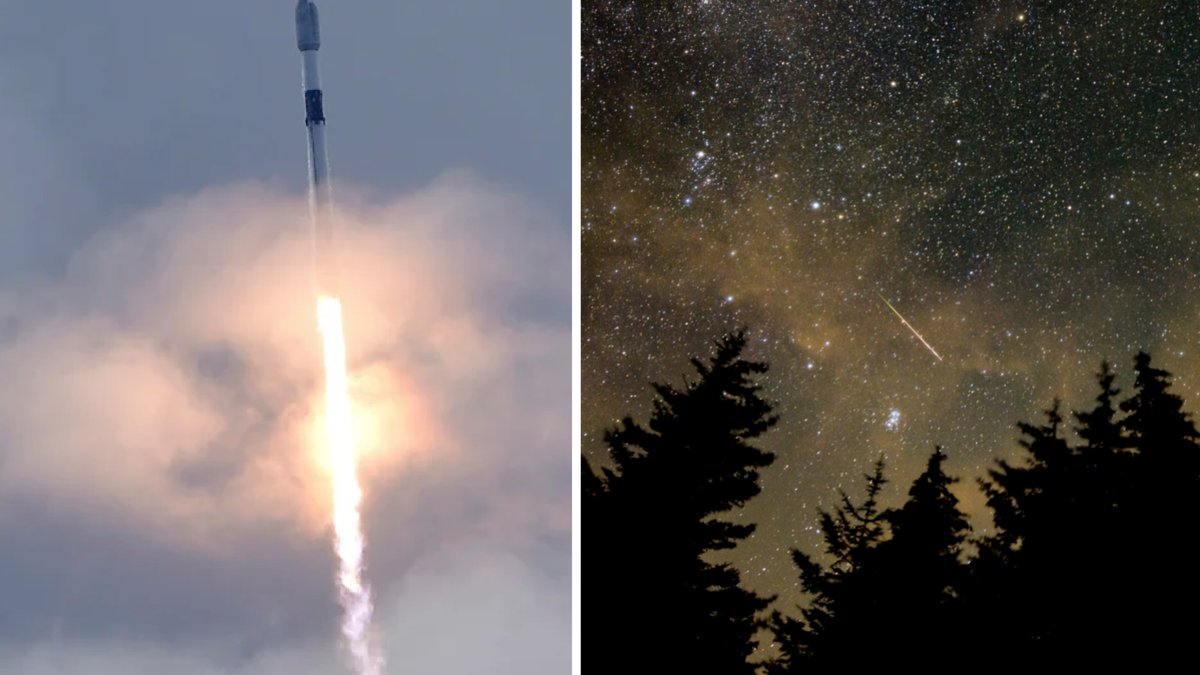 Uppskjutning av en Falcon 9-raket lastad med Starlink-satelliter tidigare i juli.